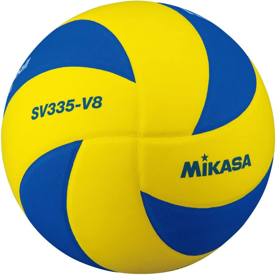 MIKASA SV335-V8, Fussball, Unisex, für Erwachsene, Gelbblau, 5