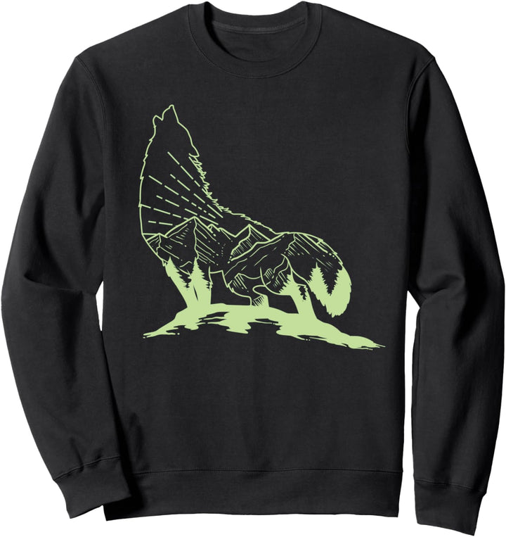Wolf heulendes Geschenk Sweatshirt