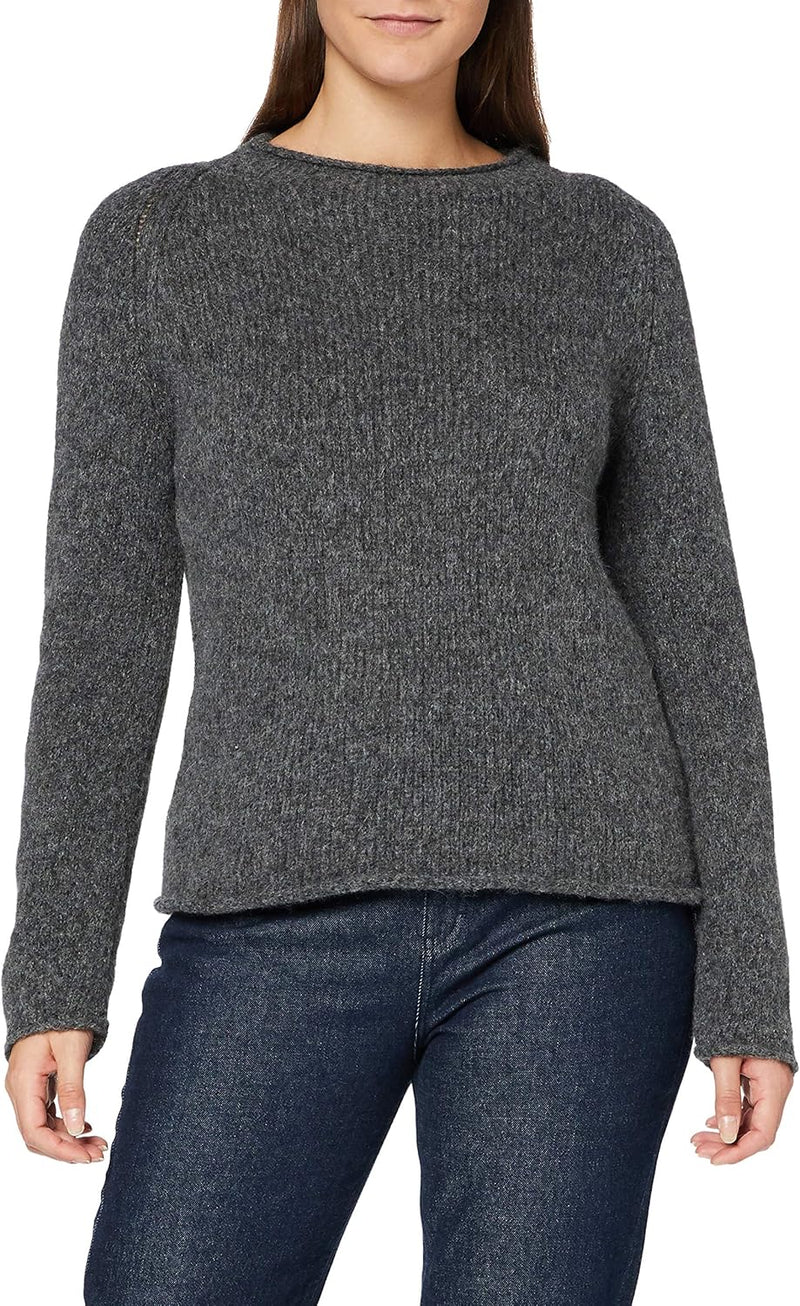 BOSS Damen C_faycles Pullover L Medium Grey30, L Medium Grey30