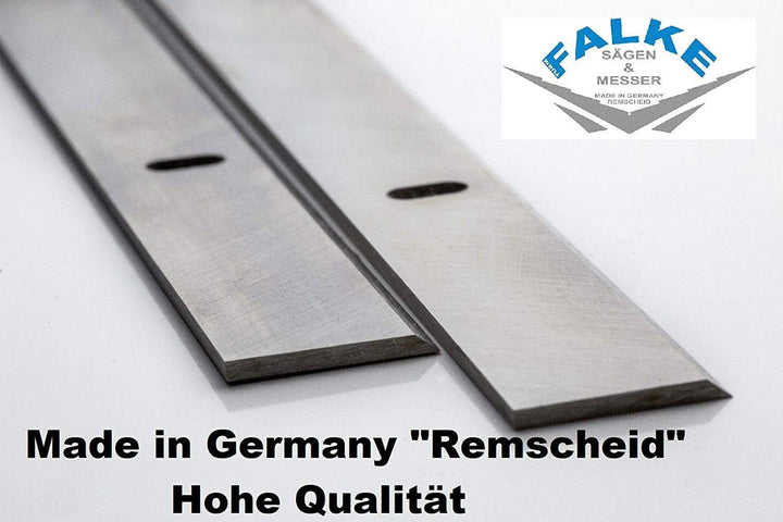 2 Hobelmesser für POWERPLUS POW X204 - POW X204A "MADE IN GERMANY" HSS