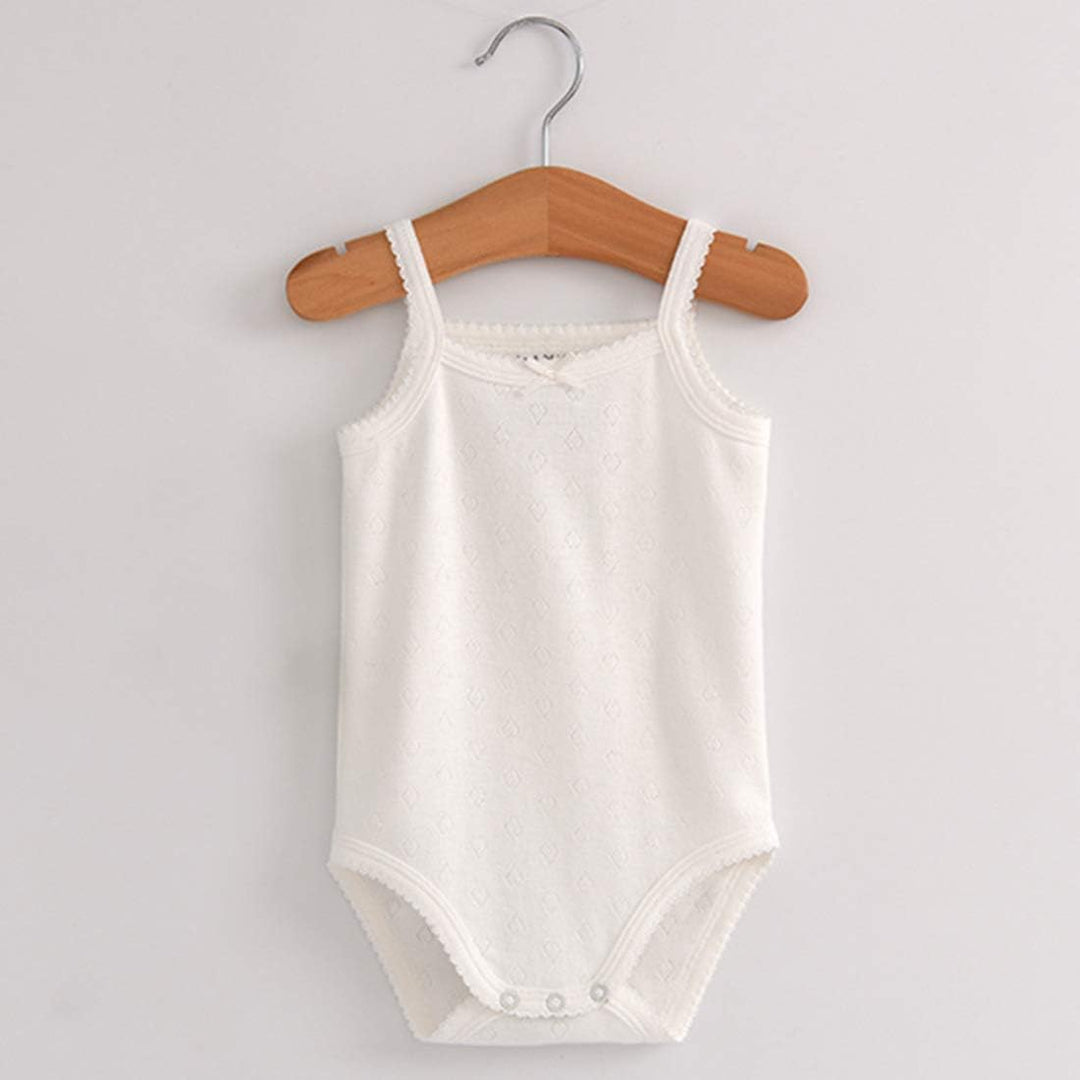 ärmelloses Tanktop, Body, für Babys, Mädchen, aus Baumwolle, 3er-Pack Strampler 3-6 Monate 4er-Pack