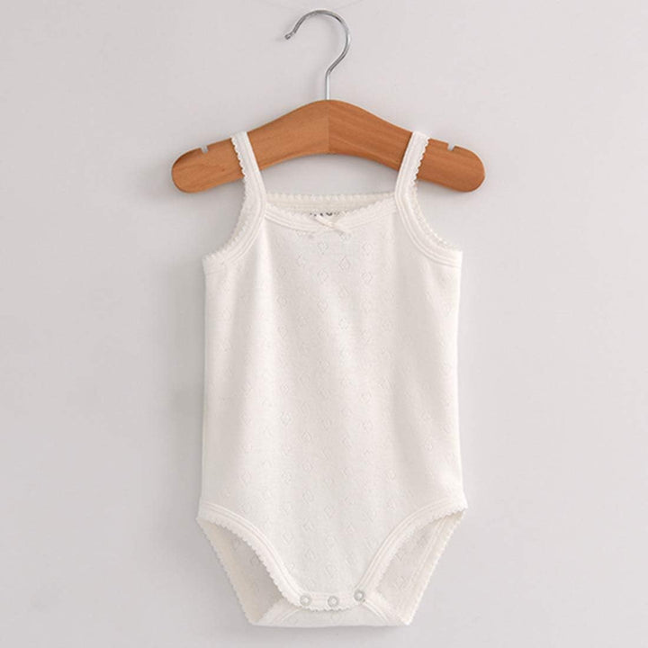 ärmelloses Tanktop, Body, für Babys, Mädchen, aus Baumwolle, 3er-Pack Strampler 0-3 Monate 4er-Pack