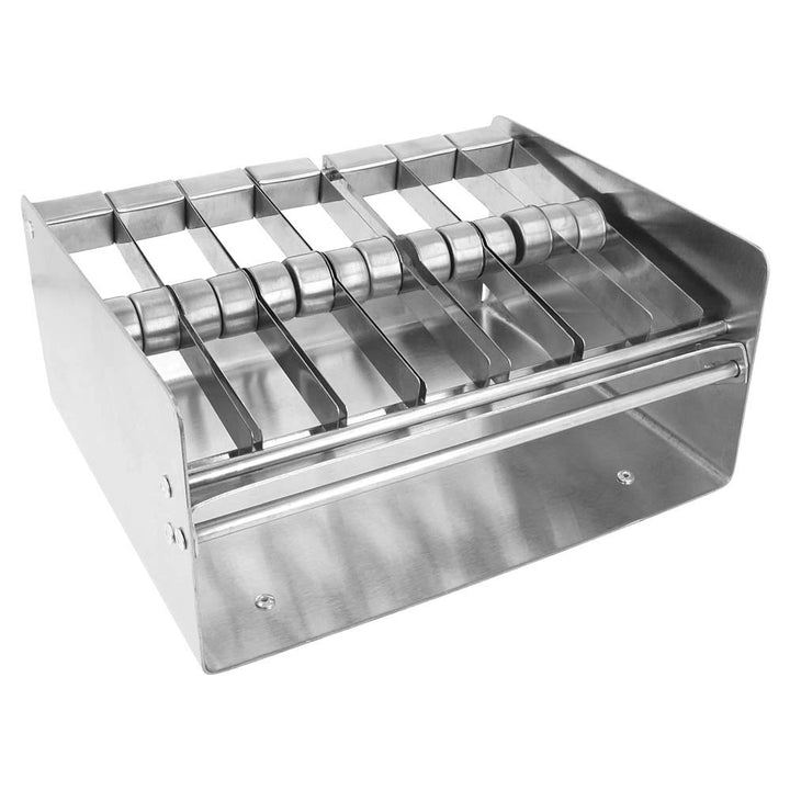 Etiketten-Spender 2,5X2,5 Cm 23,5X19X11,7 Cm Silberfarben Metall - 1 Un.