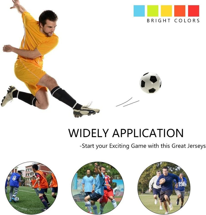 VGEBY 12 Stück Trikots Sportweste, Erwachsene, Kasel, Jacke, Trainingsanzug, Herren, Training, atmun