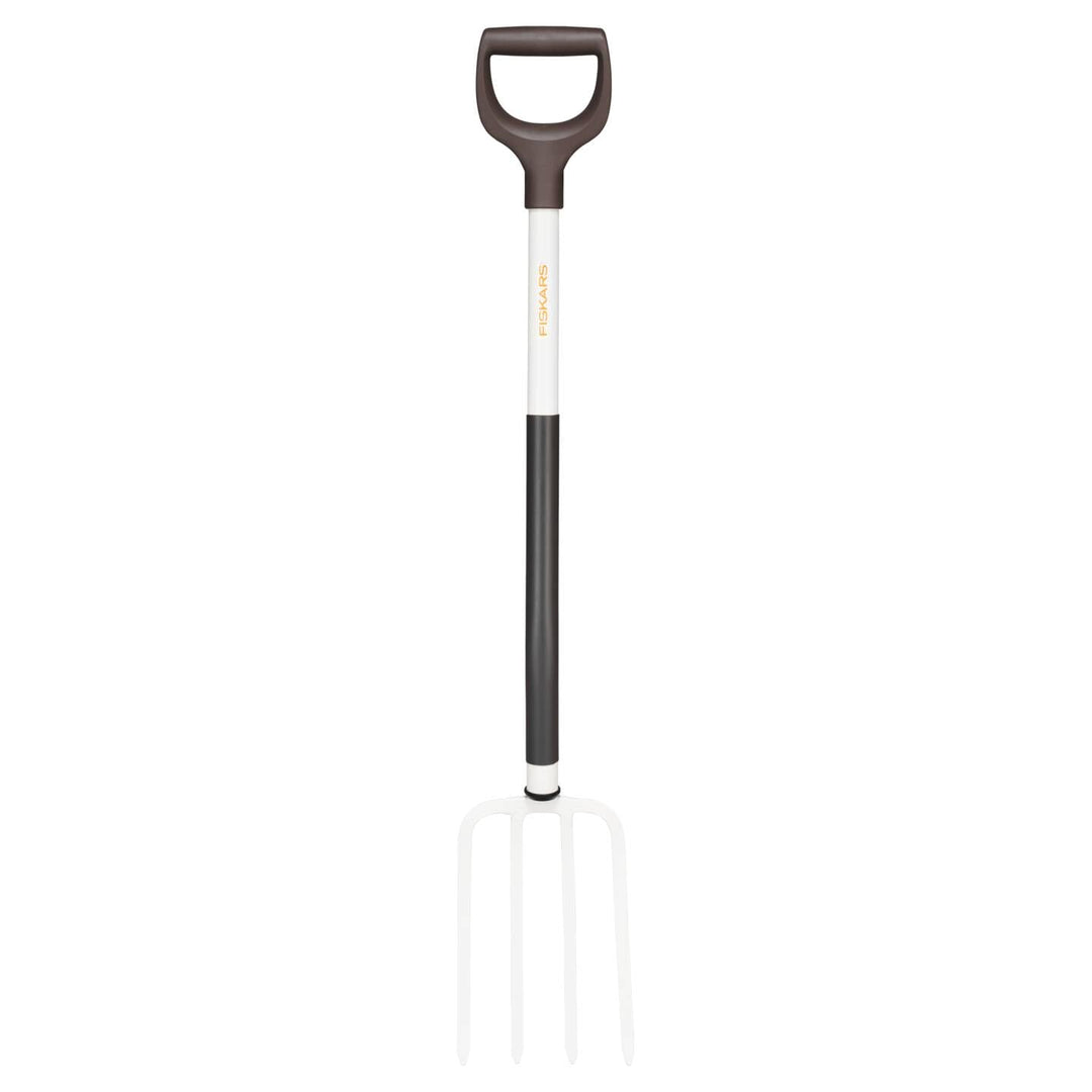 Fiskars Spatengabel für weiche, lockere Böden, Mit 4 Zinken, Länge: 105 cm, Zinken und Stiel aus hoc