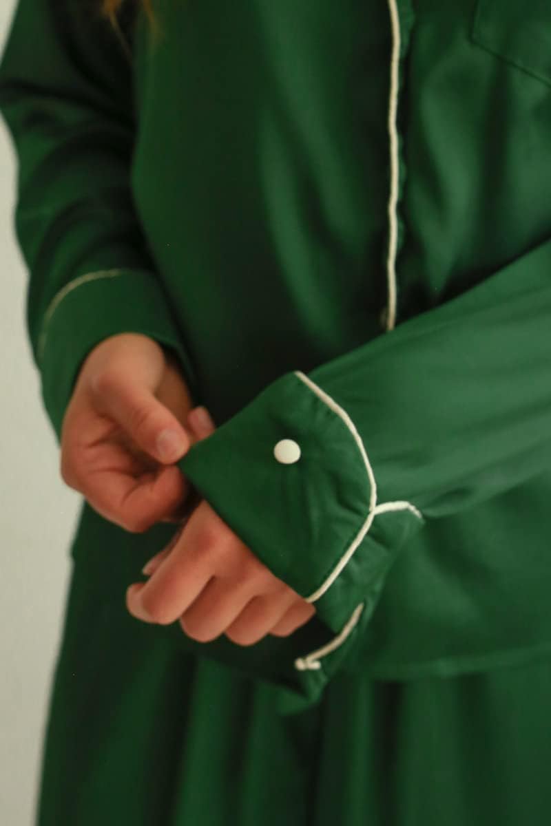 Averie Women's, Reika Pajama Set, Green, XL