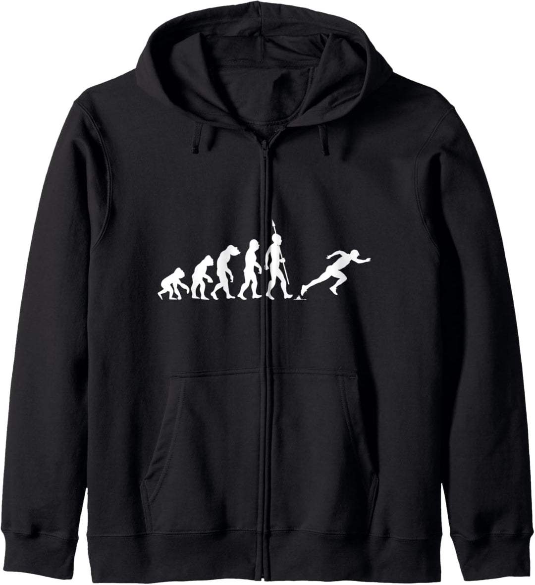 Laufsport Laufen Joggen Jogging Rennen Läufer Evolution Fun Kapuzenjacke