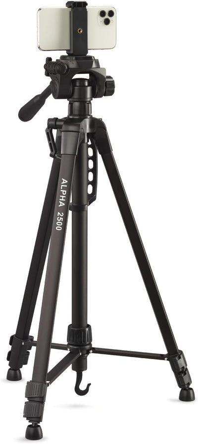 CULLMANN - 52127 - Alpha 2500 Stativ Mobile BT m. Smartphonehalter und Bluetooth-Auslöser - Auszugsh