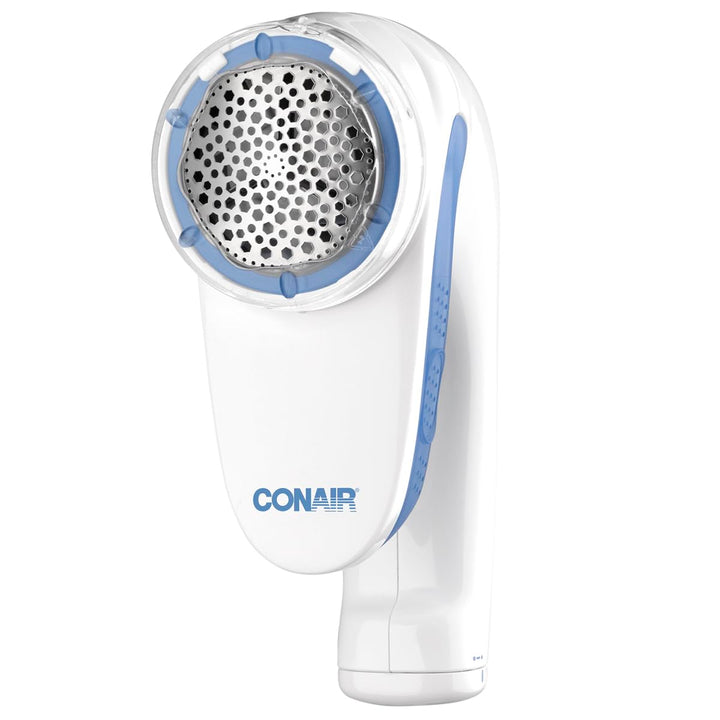 Conair Fusselentferner, Batteriebetriebener Fusselrasierer für Kleidung und Stoffe, Ergonomischer Gr