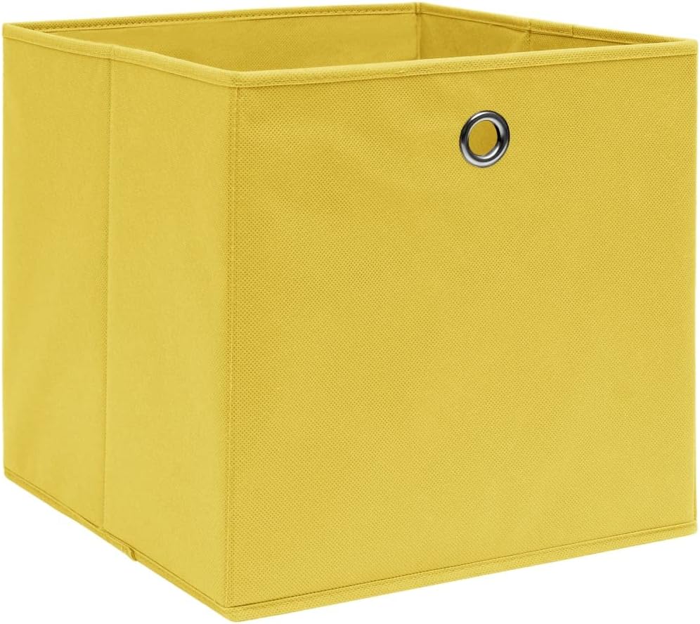 WIFESE 10 Stück Aufbewahrungsbox 32X32X32 cm Faltbox Mit Fingerloch Storage Boxes Faltbarer Organize