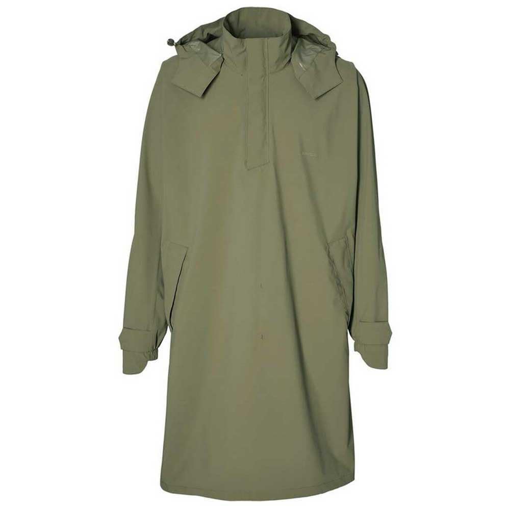 Basil Unisex Regenponcho Mosse Helme M-L Olive Green, M-L Olive Green