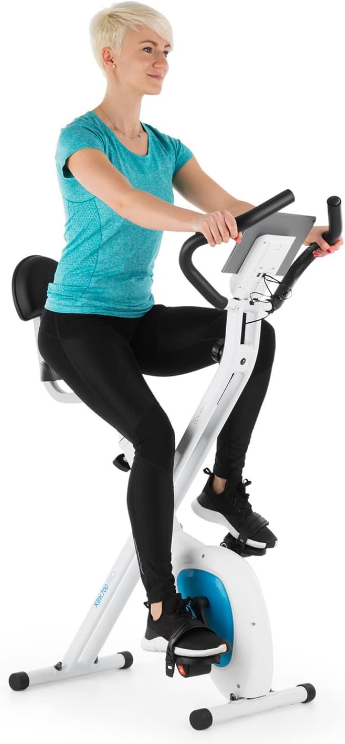 Capital Sports Azura Air Heimtainer, F Bike mit Magnet-Widerstand, Heimtrainer-Fahrrad Klappbar, Fit