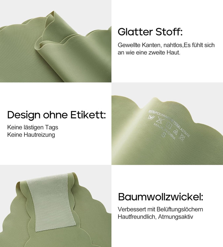 SHARICCA Damen Unterwäsche Nahtlos Slips Stretch Hipster Brazilian Slips Unsichtbar Weich Höschen Pa