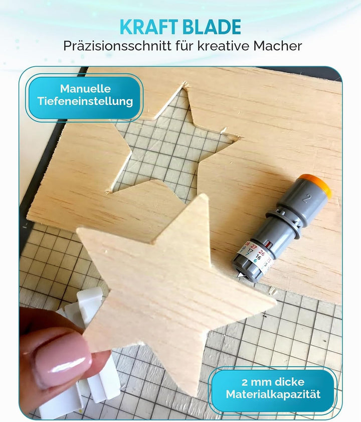 Silhouette America Silhouette 3 mm Kraft Klinge nur für Cameo 4, Grau, Grau