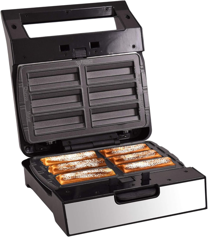 Syntrox Germany Krapfen Maker Churros Maker MM-1400W Churros mit herausnehmbaren Backplatten