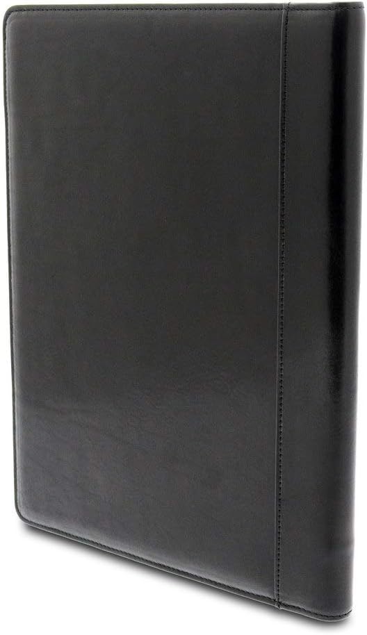 GIUDI ® - Leder-Unterarmtasche aus echtem Rindsleder, Made in Italy, Notizblock, Stiftehalter, Schwa