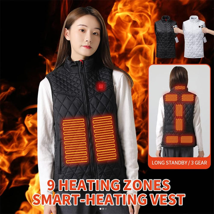 Oneshlee Heizweste Damen, Wärmeweste Elektrisch, Heizjacke Usb, Weste Mit Heizung, Warme Weste Behei