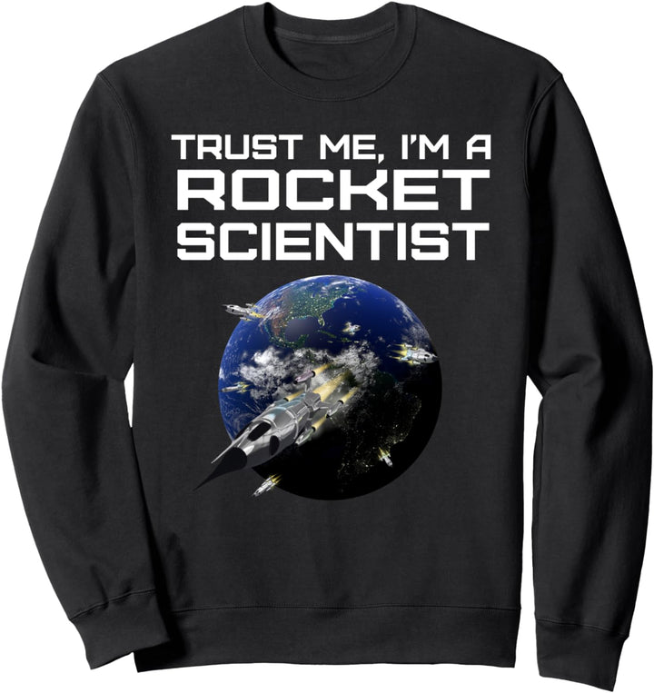 Lustiger Luftfahrtingenieur mit Aufschrift „Trust Me I am a Rocket Scientist“, Luftfahrtingenieur Sw