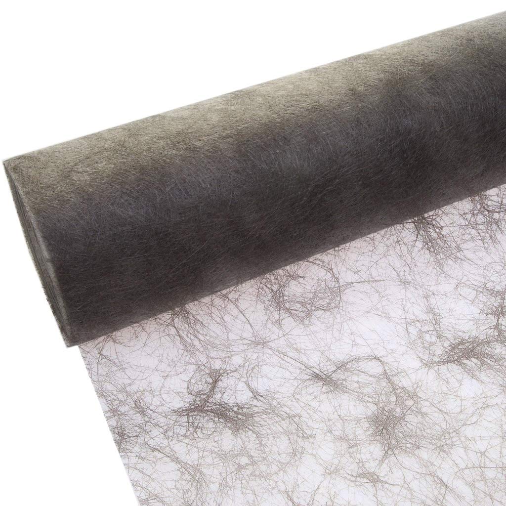 Sizoflor Tischband anthrazit - Taupe 7,9 cm Rolle 50 Meter 60 026-R