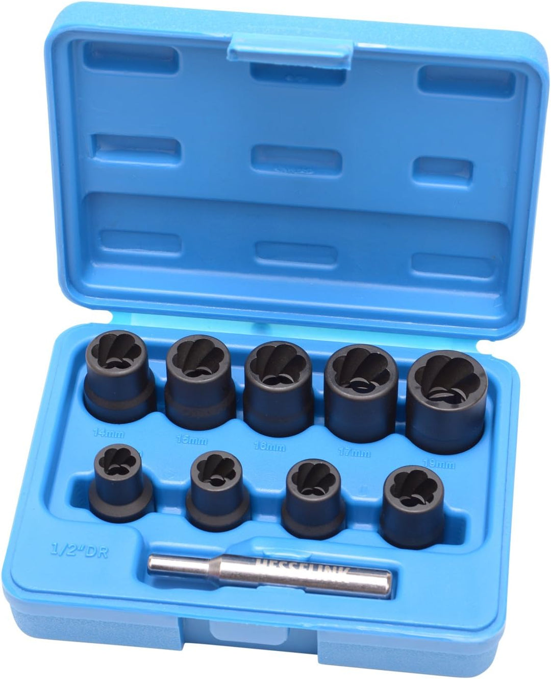 Hesselink® SN-300 Spezial-Schraubenausdreher-Set 1/2" 10 tlg.