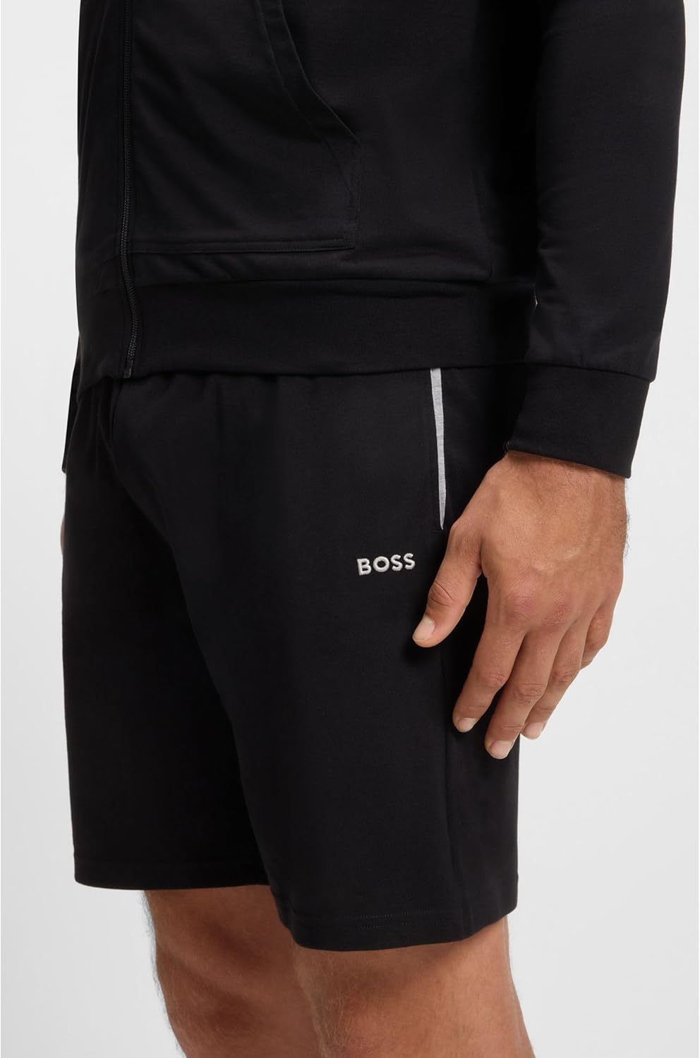 BOSS Herren Homewear Kurze Hose Freizeithose Mix&Match Short CW, -001 Black