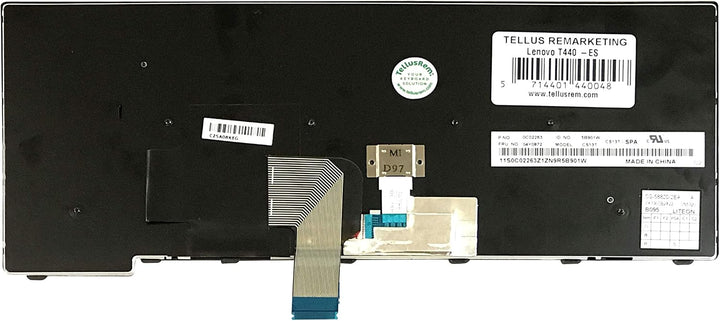 TellusRem ersatztastatur Spanisch Hintergrundbeleuchtung für Lenovo Thinkpad T431 T431S E431 T440 T4