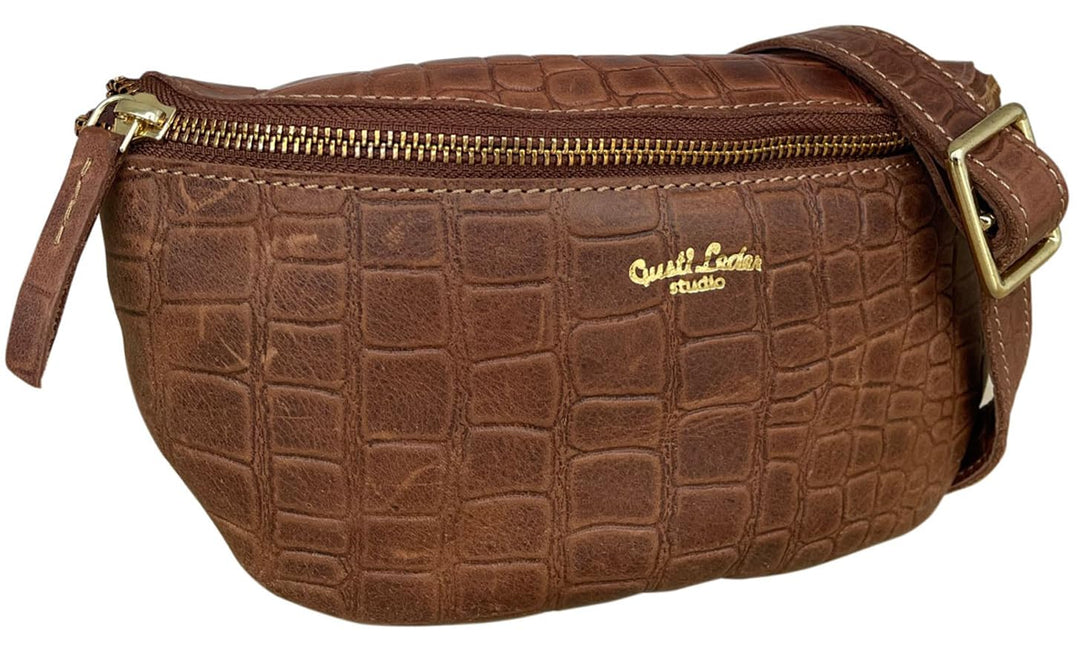 Gusti Gürteltasche Leder - Annabelle Damen und Herren Gürteltasche Bauchtasche Handtasche Ledertasch