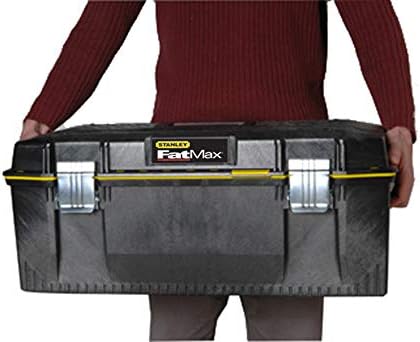 Stanley FatMax Werkzeugbox (58,4 x 30,5 x 26,7 cm, spritzwassergeschützer Koffer, robuste nicht-rost