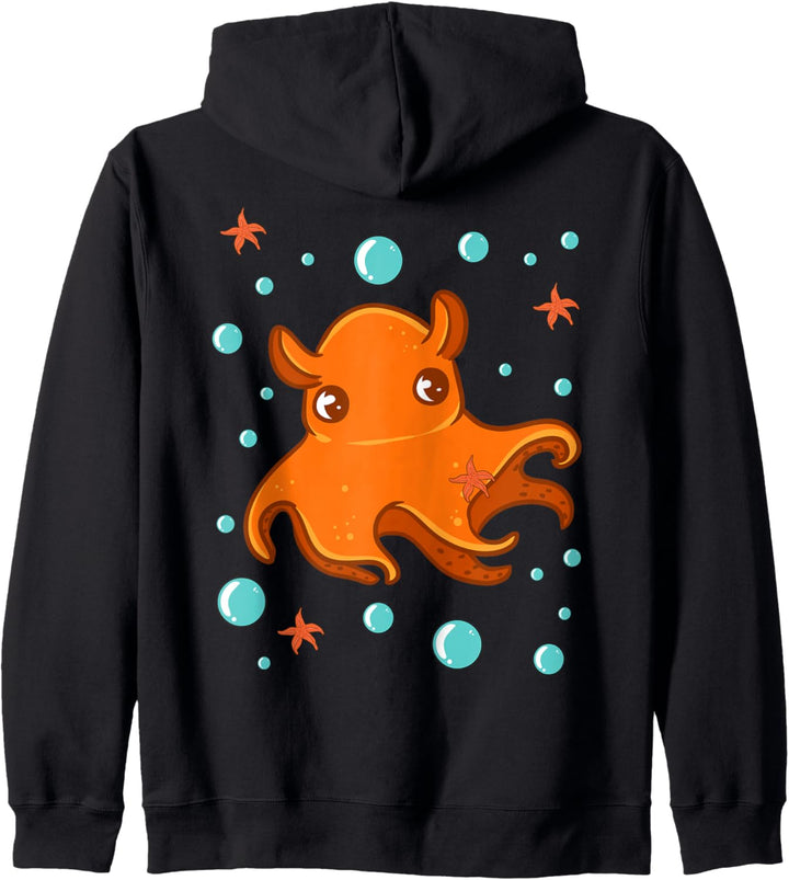 Kawaii Oktopus mit grossen Ohren Kapuzenjacke