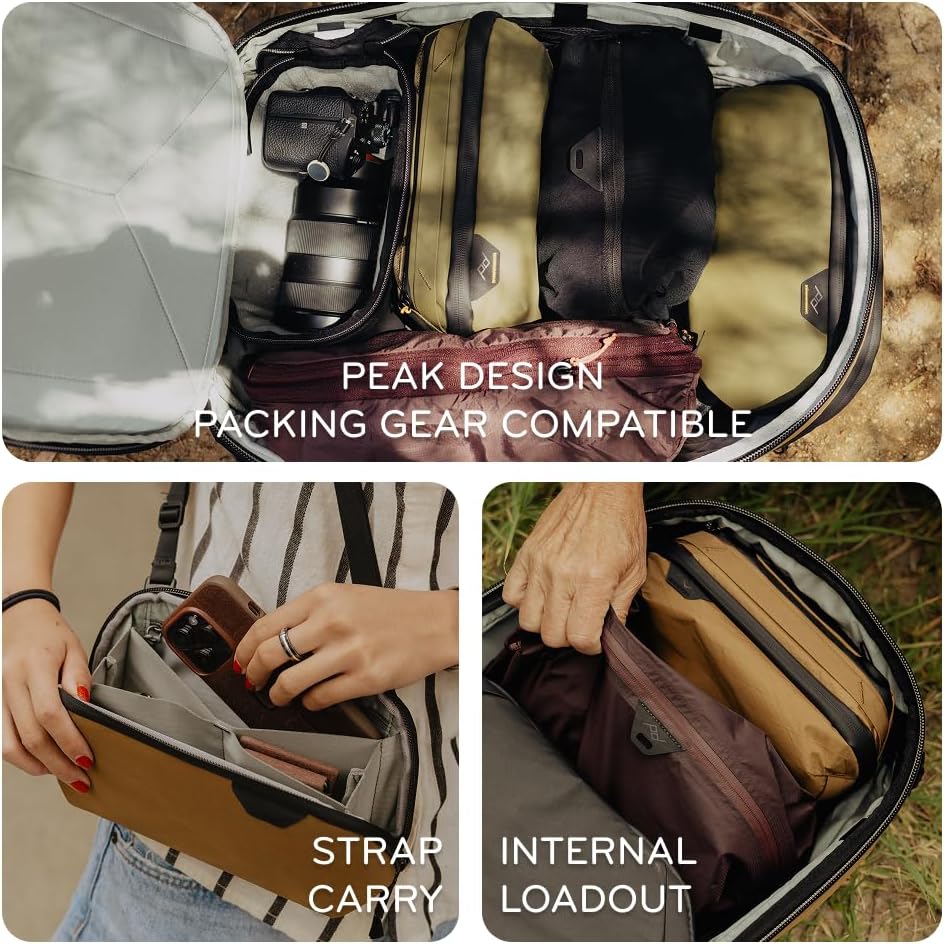 Peak Design Kleine Technologie-Tasche, Ocean, Elektronischer Organizer für Reisen oder täglichen Tra