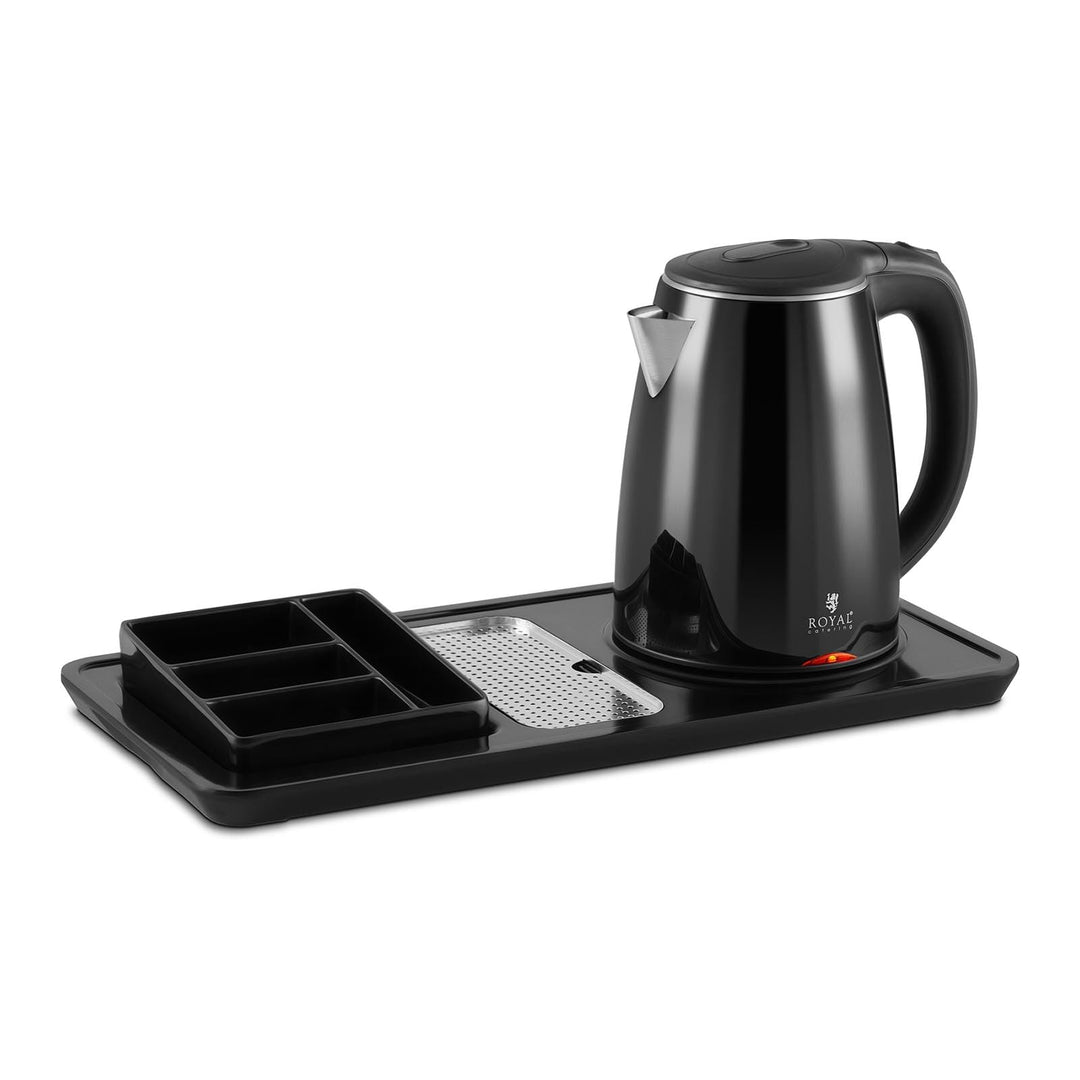 Royal Catering RC-HKS01 Wasserkocher Kaffee- und Teestation 1,2 L 1800 W kabellos