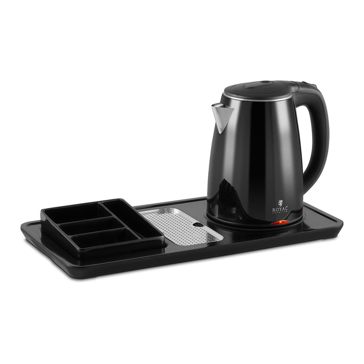 Royal Catering RC-HKS01 Wasserkocher Kaffee- und Teestation 1,2 L 1800 W kabellos