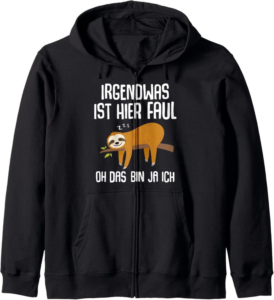 Lustiger Faultier Spruch Mitarbeiter Arbeitskollege Geschenk Kapuzenjacke