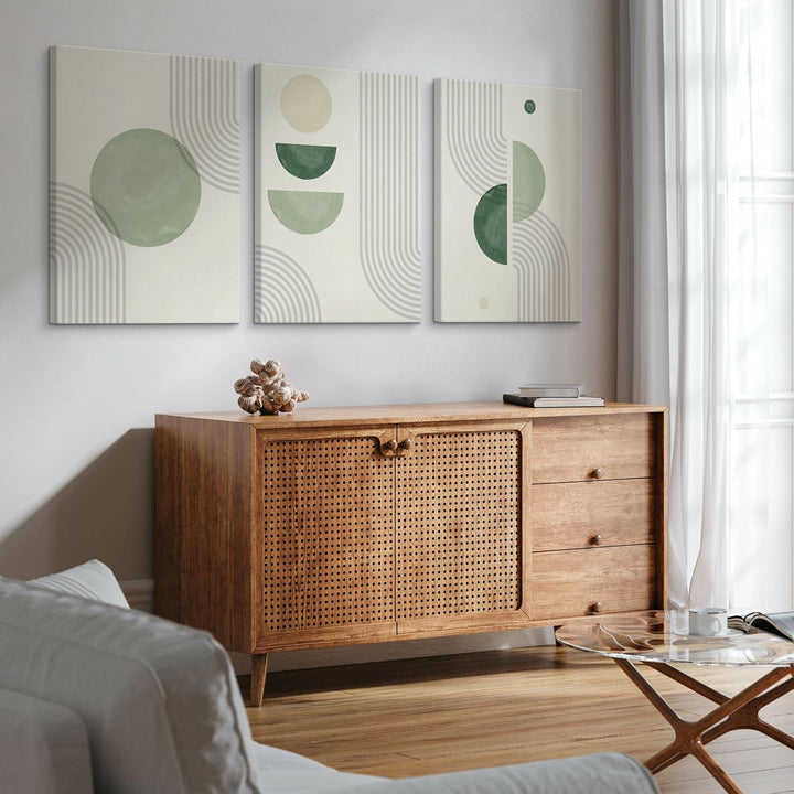 Muralo - Wandbilder Set - Leinwand Bilder Set Aufhängefertig - Bilder für Wohnzimmer Schlafzimmer -