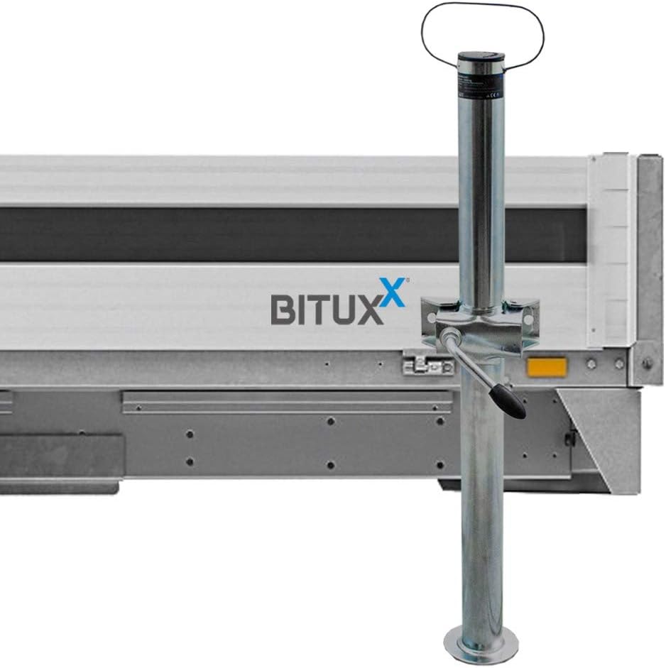 BITUXX® 1 Paar Anhänger Abstellstütze 700mm Stütze Anhängerstütze Stützfuss bis 1000Kg 70cm