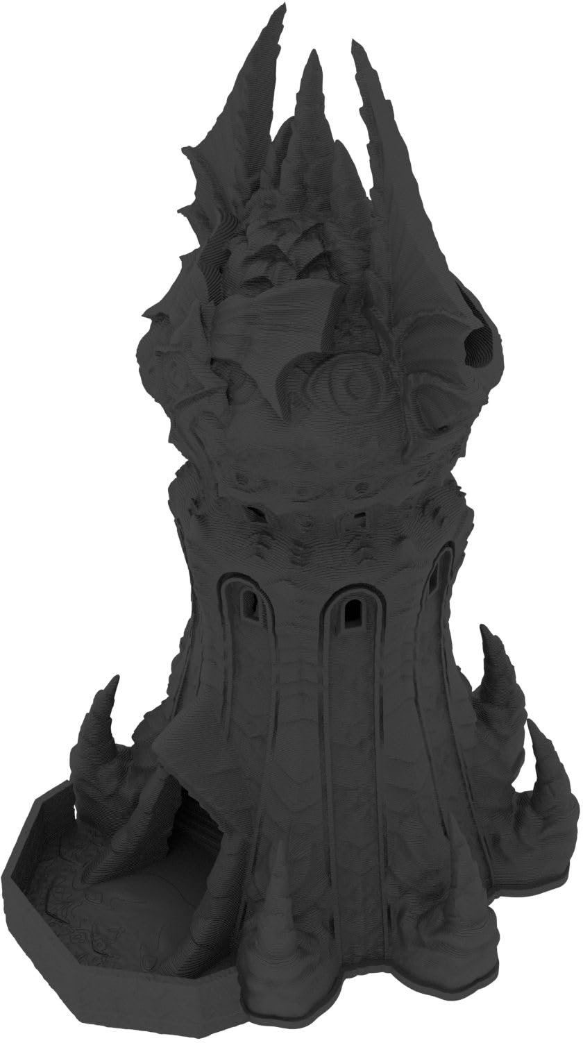 Feldherr Fates End Dice Tower: Warlock Schwarz, Schwarz