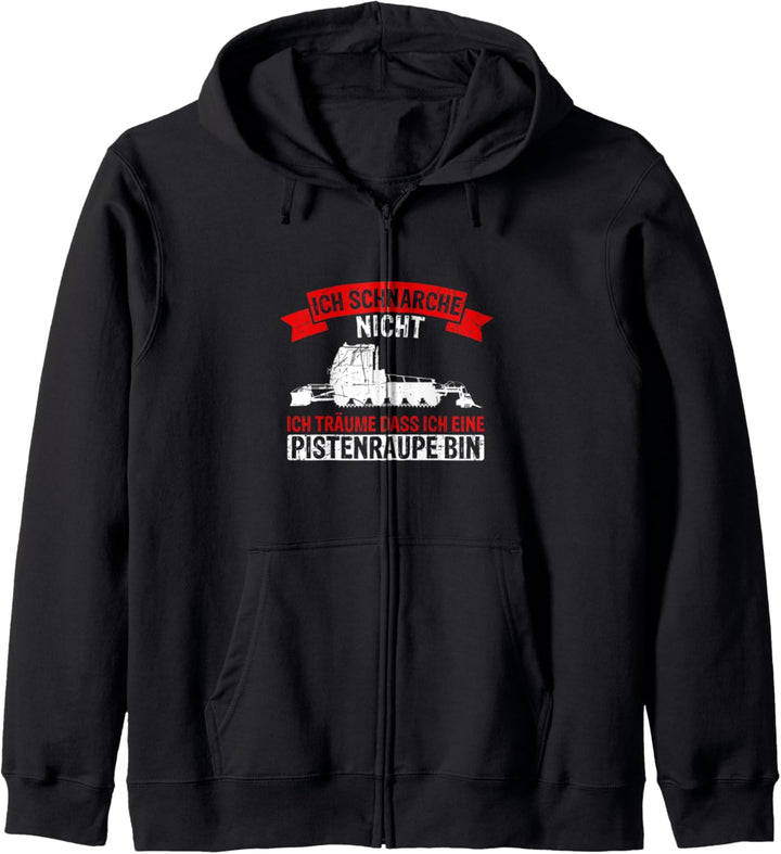 Pistenraupe Fahrer Pistenraupen Geschenk Kapuzenjacke