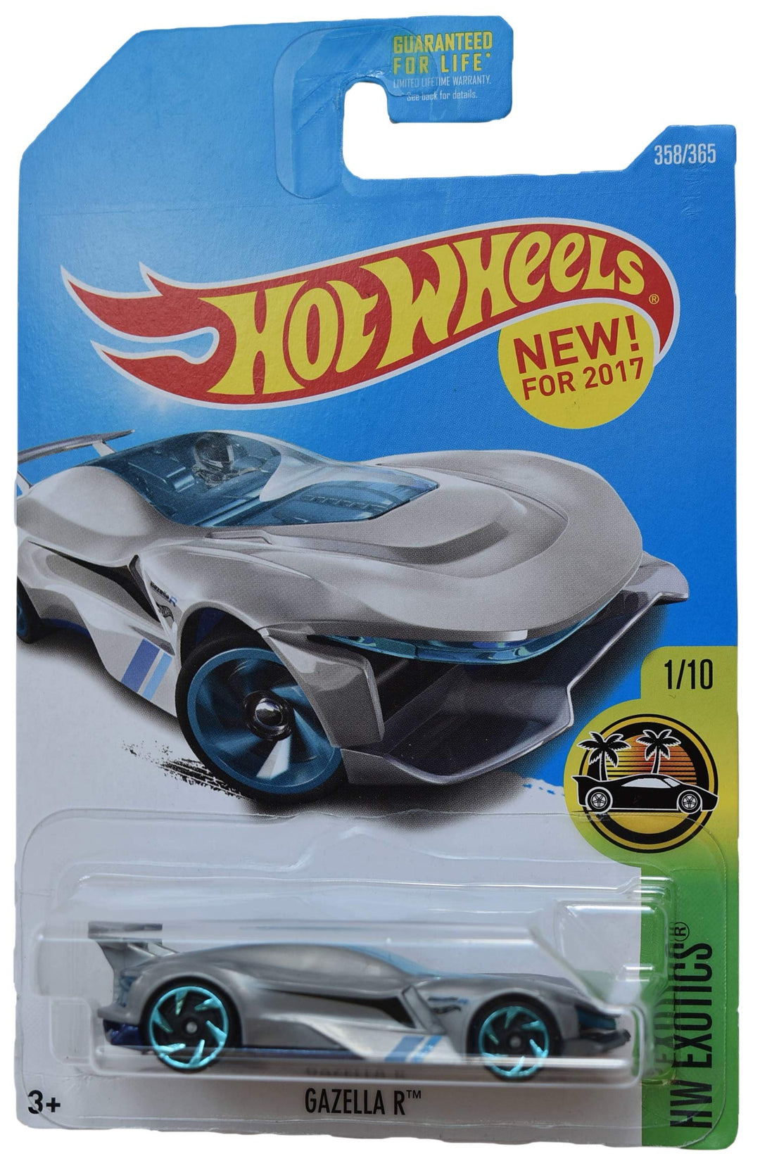 Hot Wheels Exotics 1/10 Gazella R 358/365 Silber