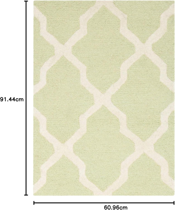 SAFAVIEH Spalier Teppich für Wohnzimmer, Esszimmer, Schlafzimmer - Cambridge Collection, Kurzer Flor