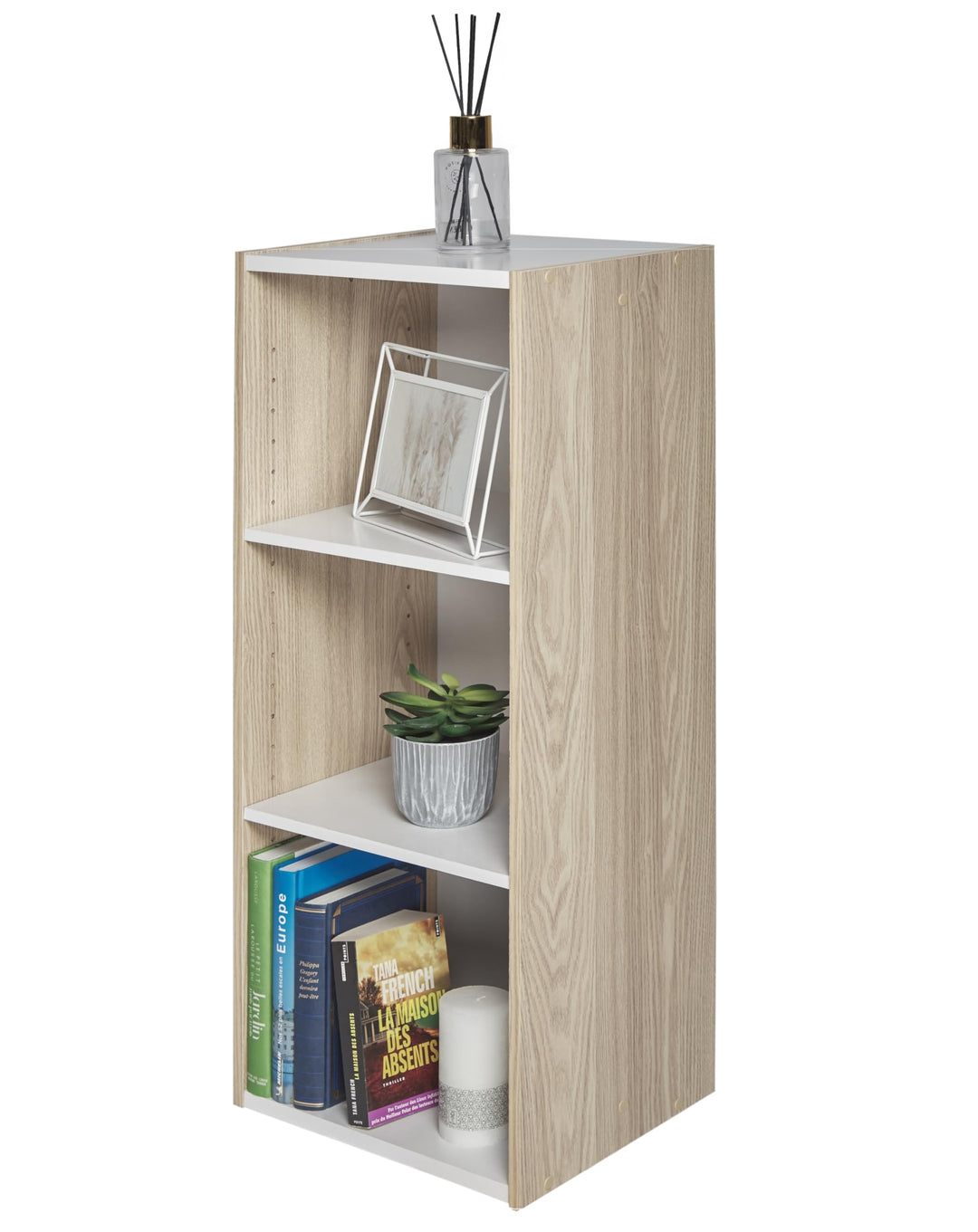 Iris Ohyama, Aufbewahrungsmöbel, Bücherregal, 3 modulare Regale, Modern, Design, Büro, Schlafzimmer,