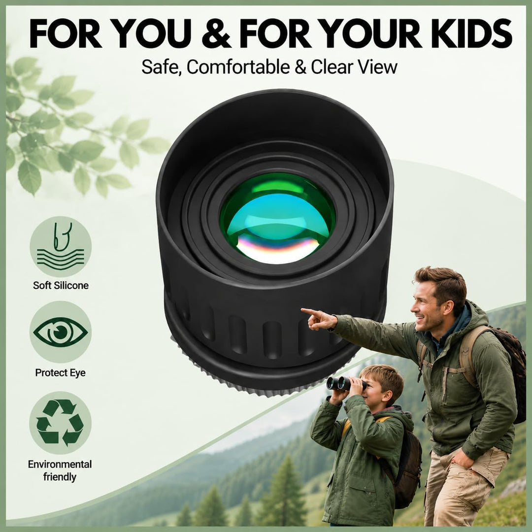 40x22 HD Leistungsstarke Fernglas 2000M Long Range Folding Mini BAK4 FMC Optik für Sport und Outdoor