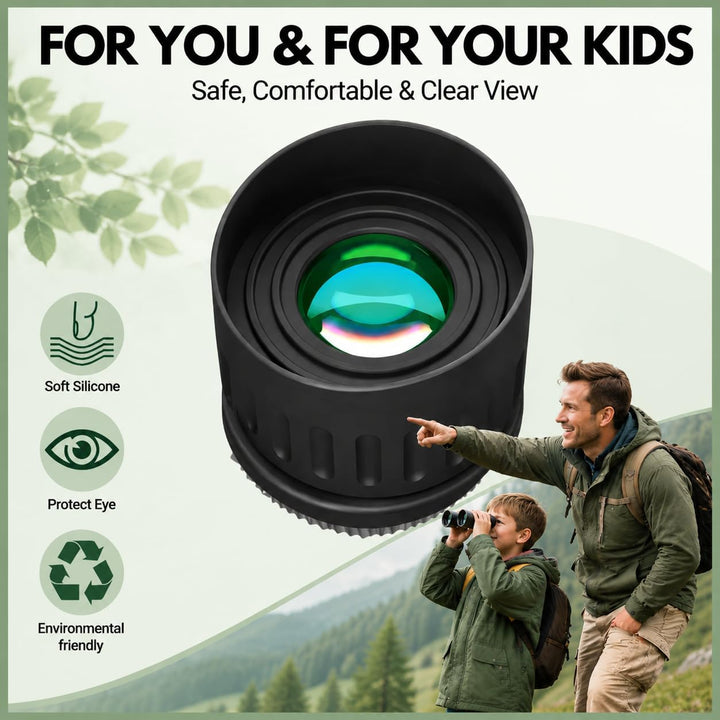 40x22 HD Leistungsstarke Fernglas 2000M Long Range Folding Mini BAK4 FMC Optik für Sport und Outdoor