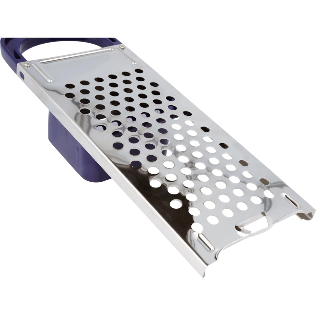EUROHOME Spätzlereibe Edelstahl Kunststoff ohne "Nase" für kurze Knöpfle - Spätzlehobel 33 x 11 x 6,