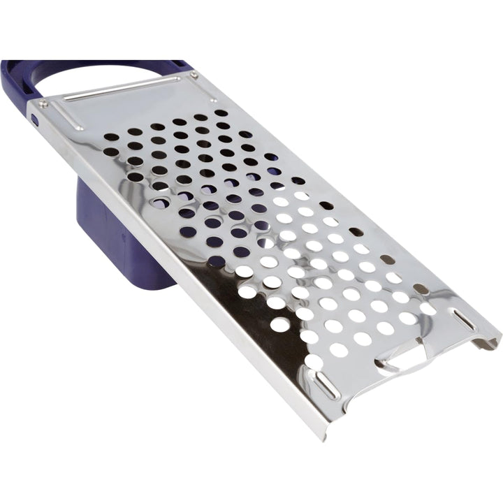 EUROHOME Spätzlereibe Edelstahl Kunststoff ohne "Nase" für kurze Knöpfle - Spätzlehobel 33 x 11 x 6,