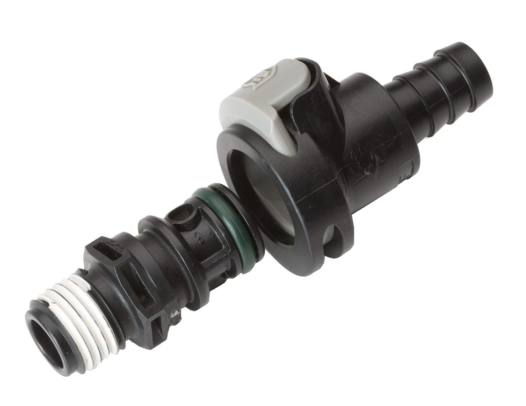 attwood 8838US6 Universal Male and Female Sprayless Connector with Thread Sealant