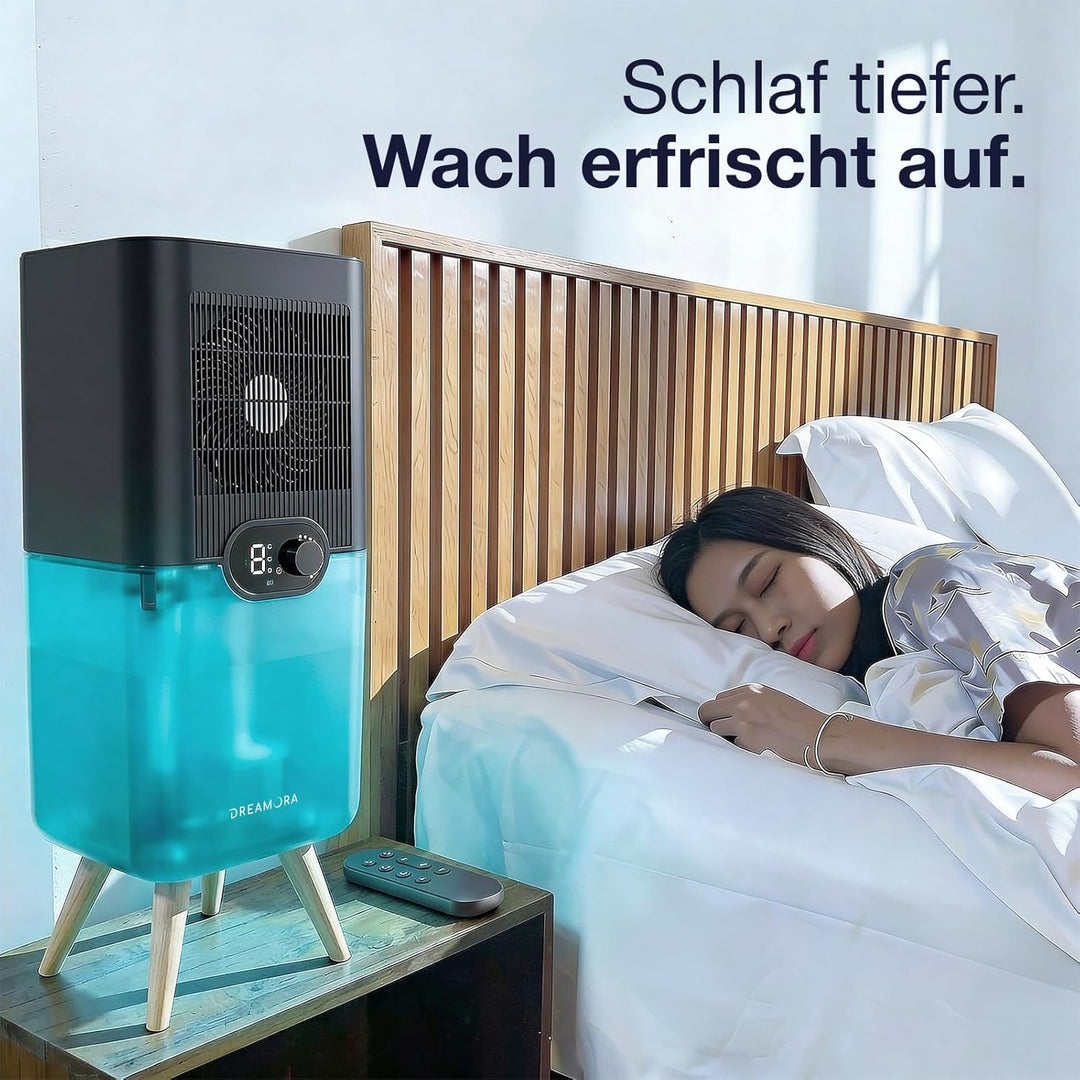DREAMORA Luna - Leiser & Kompakter Matratzenkühler für Tiefen, Erholsamen Schlaf - Wassergekühlte Be