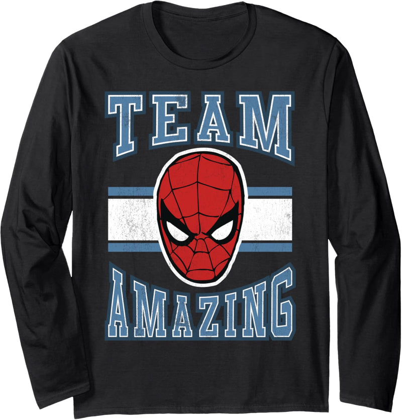 Marvel Spider-Man Team Amazing Logo Langarmshirt