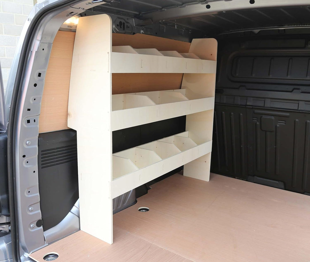 Vanify - Kompatibel mit Mercedes CITAN L2 (Long) 2013+ Fahrzeugeinrichtung Fahrzeugregale, Fahrersei