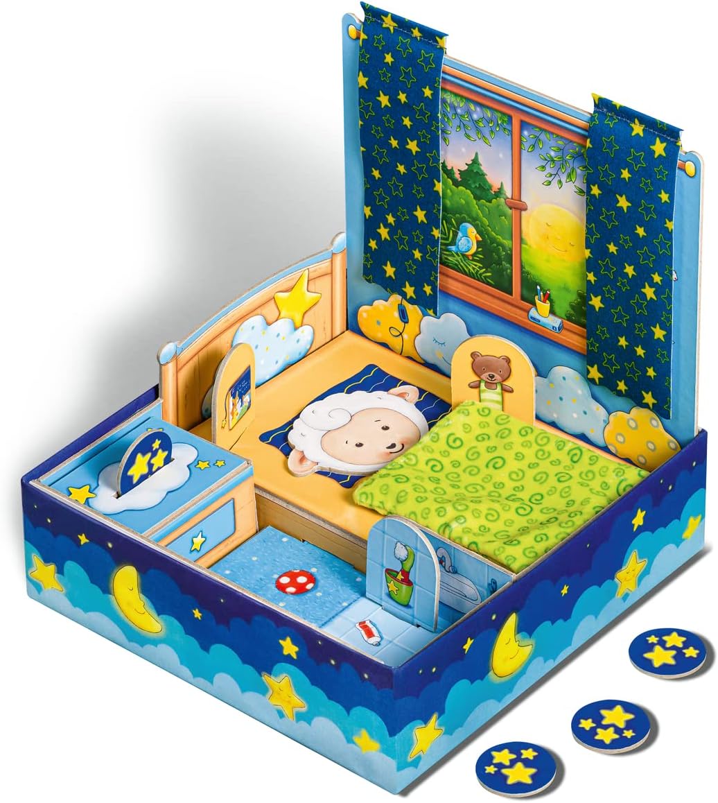 Ravensburger ministeps 4196 Gute Nacht, Locke! - Spielerisch ins Bett begleiten - Für EIN entspannte