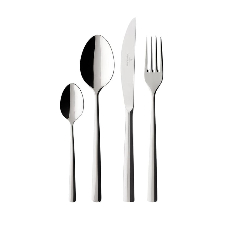 Villeroy und Boch Piemont Tafelbesteck für bis zu 6 Personen, 24-teilig,, Tafelbesteck